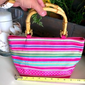 Women’s Handbag with Bamboo Handles